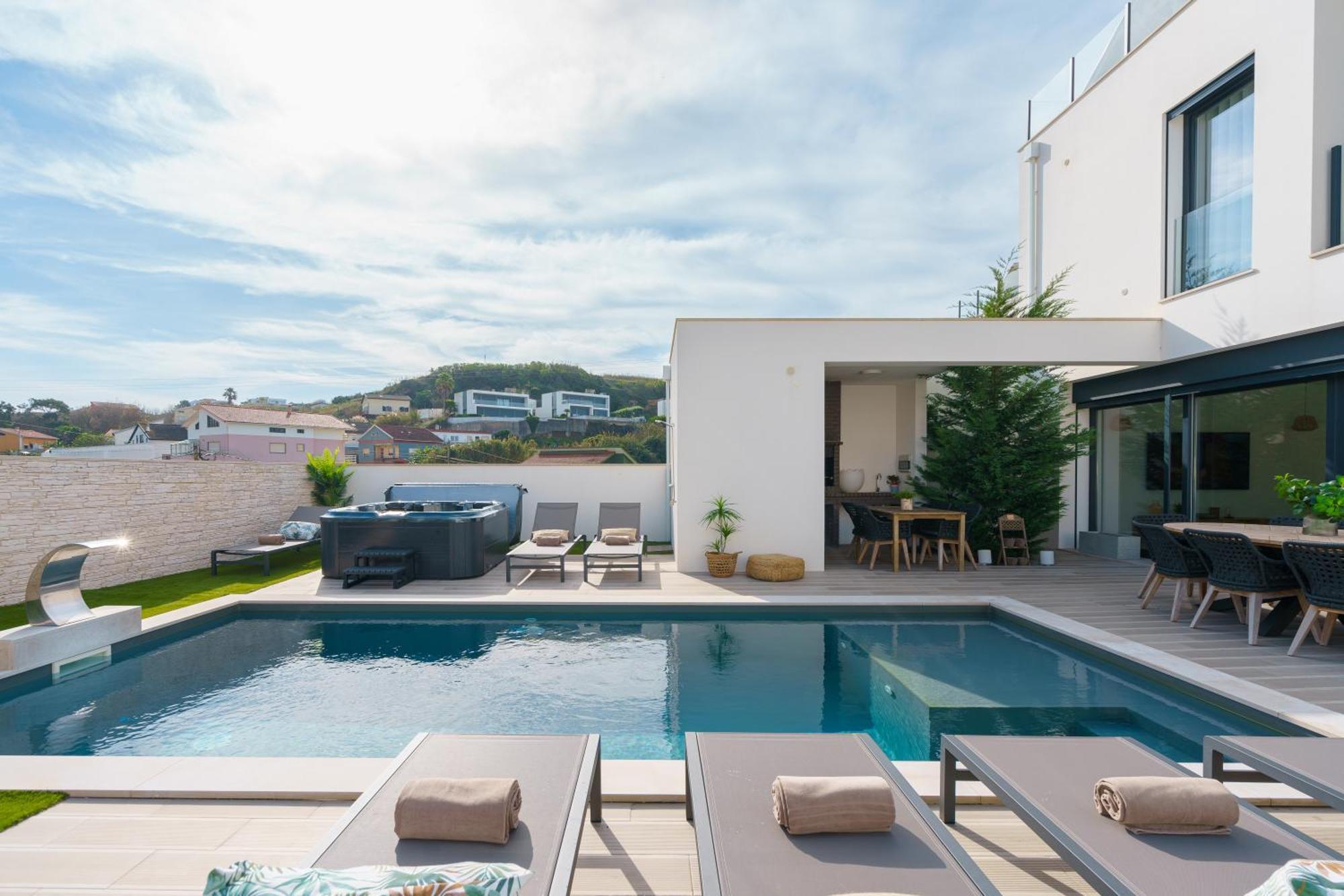 Paradise Villa, Luxury Villa Near The Beach Ribamar  Экстерьер фото